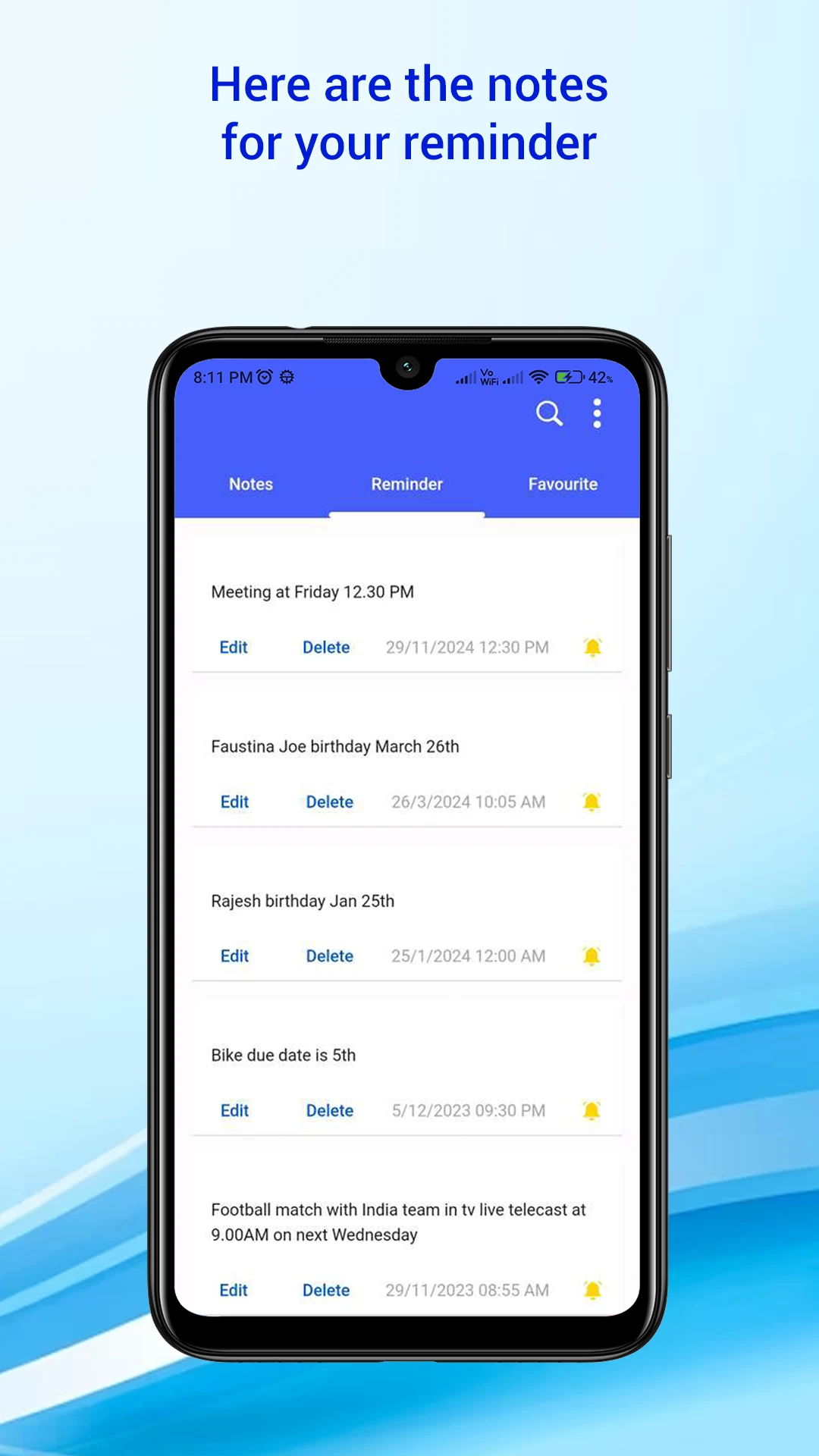 Personal Memo Quick Notes screenshot